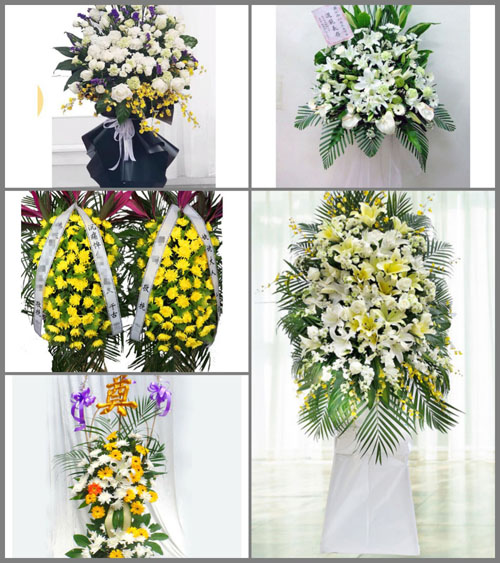 广东广州市番禺区市桥街道晒布社区白事花篮预定